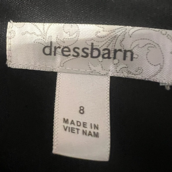 Dress Barn Women’s Black & Cream Career Work Dress size 8 Sheath Classic - Picture 3 of 10
